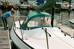 used sailboat
